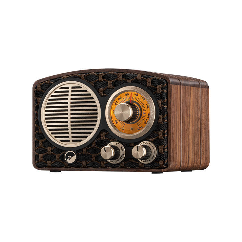 HIVI MT1 Mini Timber Wireless Portable Bluetooth Active Speaker FM Radio Mini Soundbar Creative Gifts