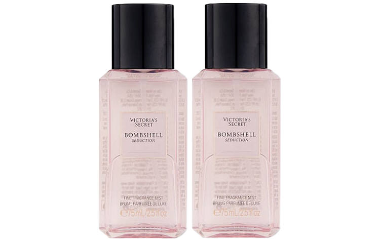 Victoria's Secret Bombshell Seduction Fragrance Spray Potpourri Scent Light Perfume 75ml/75ml*2
