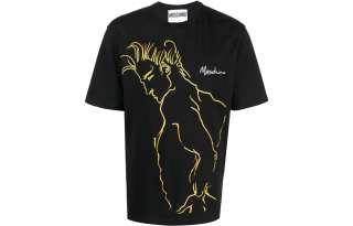 MOSCHINO Graphic Printed Crewneck T-Shirt