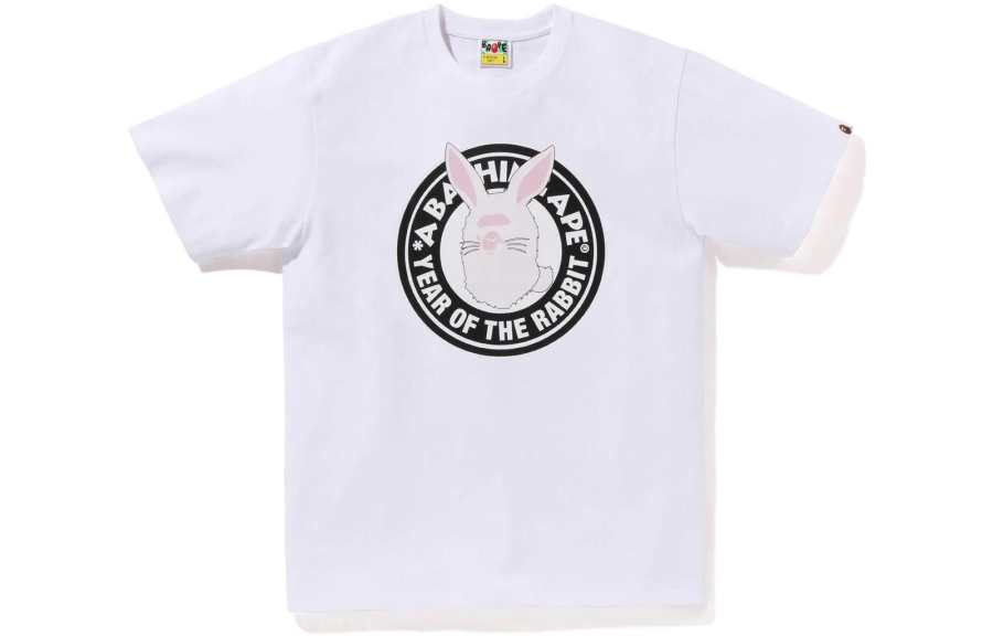 A BATHING APE Bape Year Of The Rabbit Ape Head Tee 2023