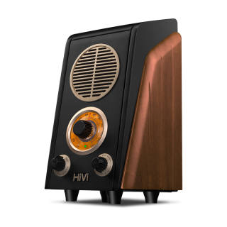 HIVI Hi Fi MT1 Wireless Bluetooth TWS Speakers Radio Home Use Outdoor Mini Portable Vintage Speaker