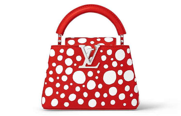 LOUIS VUITTON X Yayoi Kusama Capucines Mini Red/White