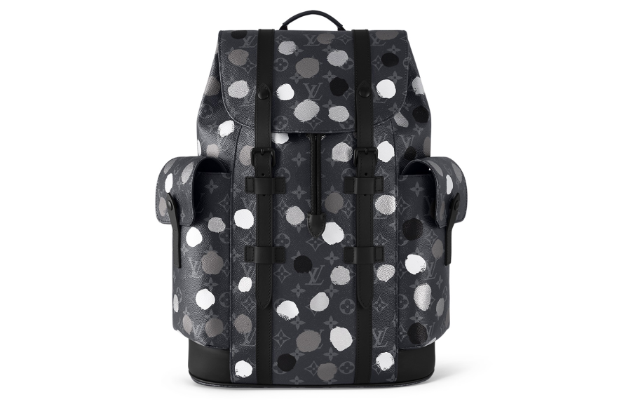 LOUIS VUITTON LOUIS VUITTON X Yayoi Kusama Christopher Mm Monogram Eclipse Black/Silver