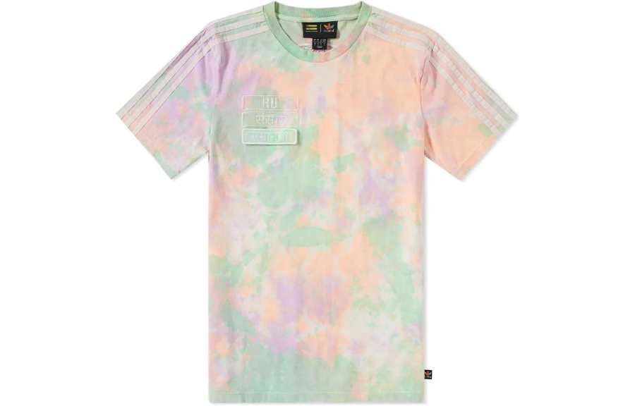 Adidas Originals Hu Holi T Shirts Men's Multicolor Crew Neck Moderate Straight Fit