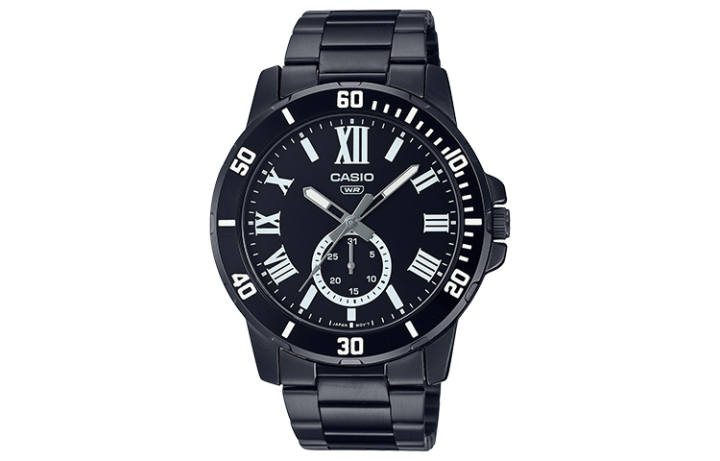 CASIO CASIO Men Standard Series 49mm Black Watch MTP-VD200B-1B