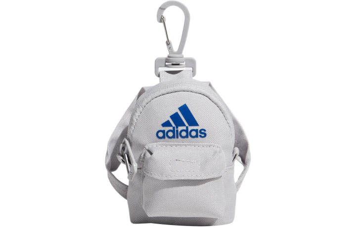 Adidas Adidas Polyester Charm Bag Handbag Combo Set Unisex Light Gray