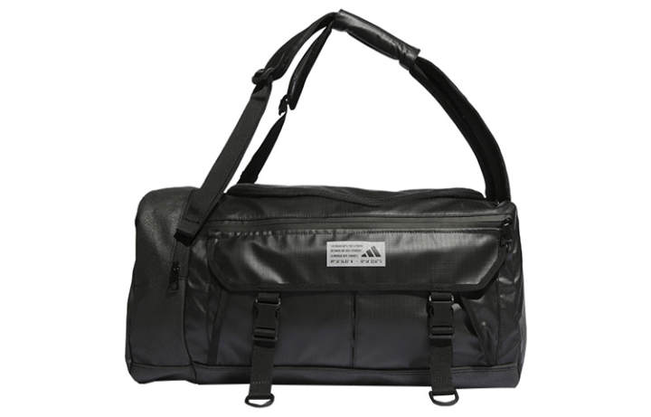 Adidas Adidas Polyurethane Luggage Bag Gym Bag Medium Unisex Black