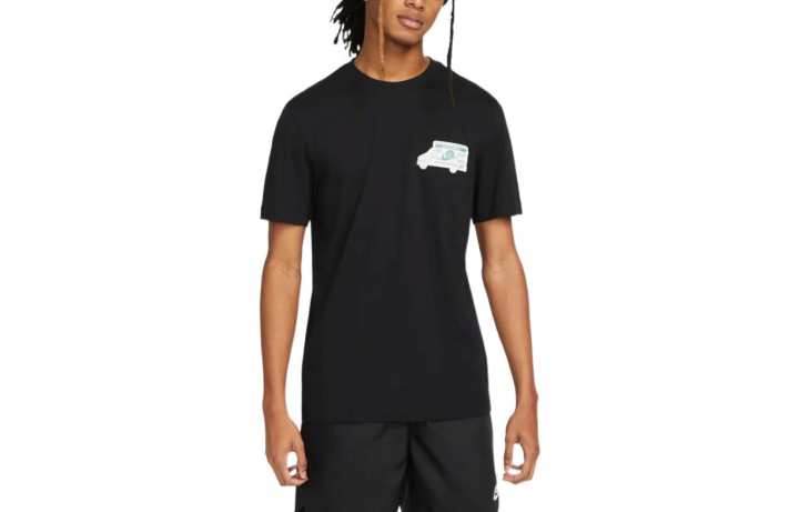 Nike Nike T Shirts Men's Black Crew Neck Moderate