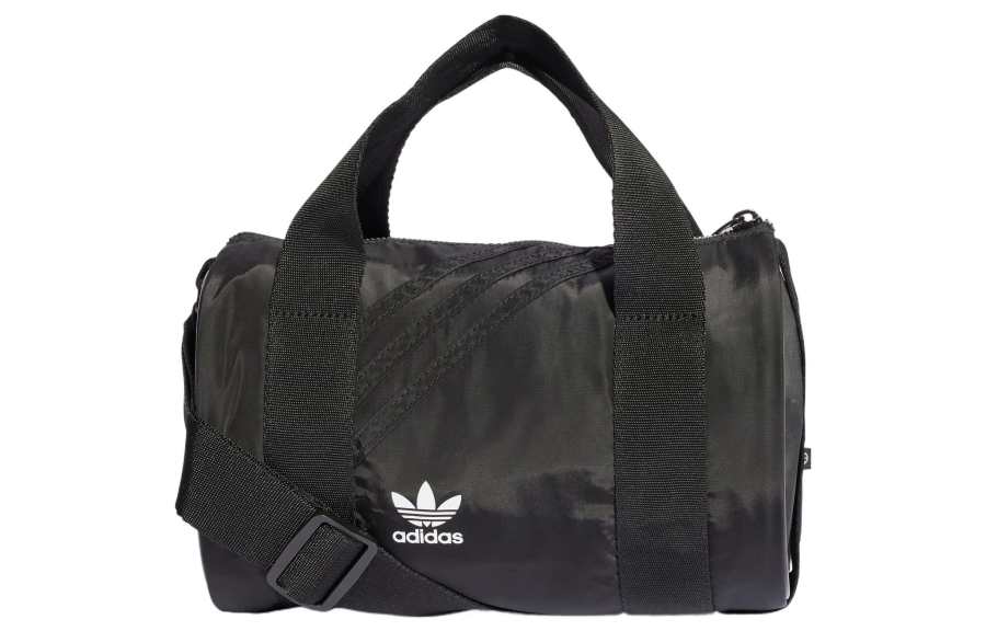 Adidas Originals Trefoil Recycled Polyester Handbag, Shoulder Bag, Crossbody Bag, Gym Bag Mini Women's Black