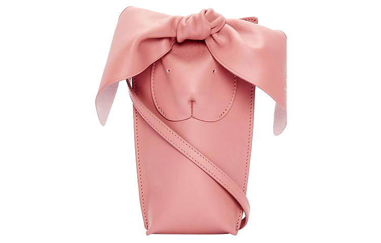 LOEWE Cow Leather Shoulder Bag, Crossbody Bag Regular Women's Pink