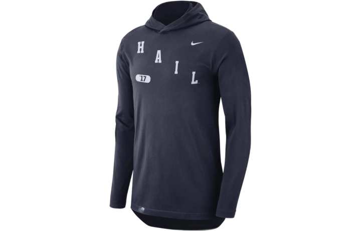 Nike Nike T Shirts Men's University Marine Blue Hooded Moderate Other