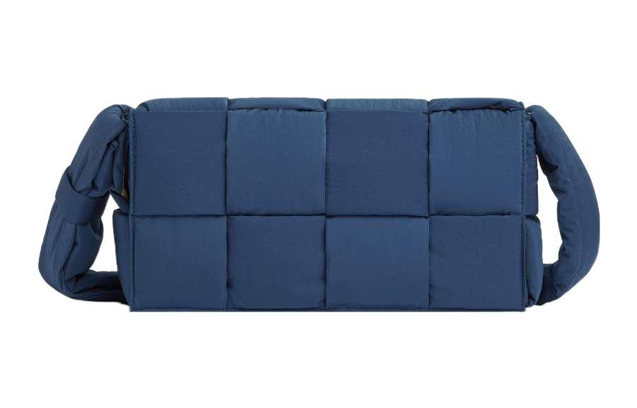 Bottega Veneta Padded Tech Cassette Fabric Pillow Bag, Shoulder Bag, Crossbody Bag Medium Men's Blue