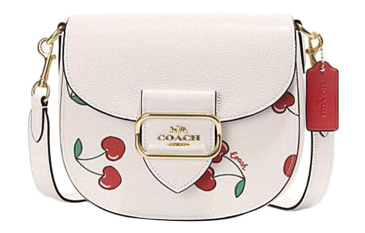 COACH Morgan Cow Leather Crossbody Bags Small Women's White