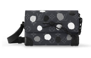 LOUIS VUITTON X Yayoi Kusama Steamer Wearable Wallet Monogram Eclipse Black/Silver