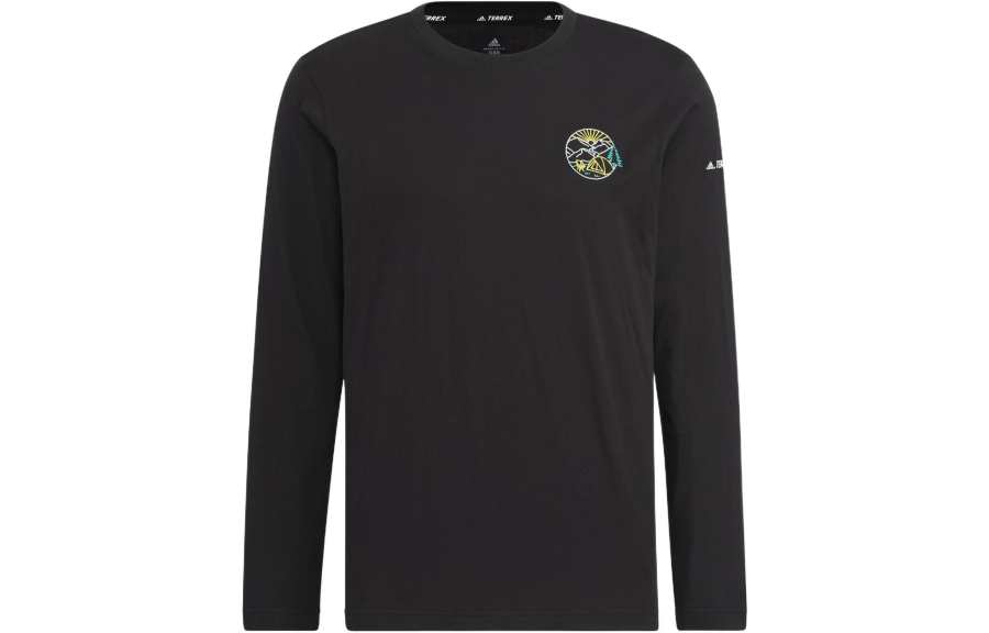 Adidas Adidas T Shirts Unisex Black Crew Neck Moderate Straight Fit