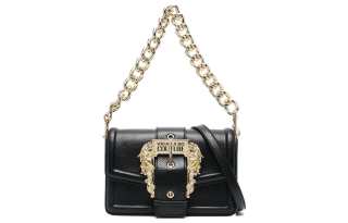 VERSACE JEANS COUTURE PU Polyurethane Handbag, Shoulder Bag, Crossbody Bag Women's Black