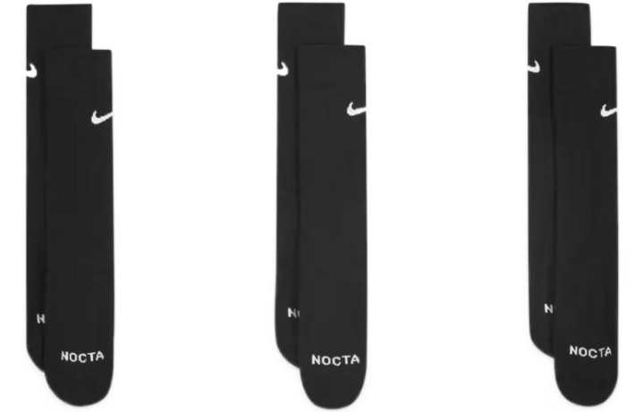 Nike Nike X Nocta Crew Pack Of 3 Socks Black