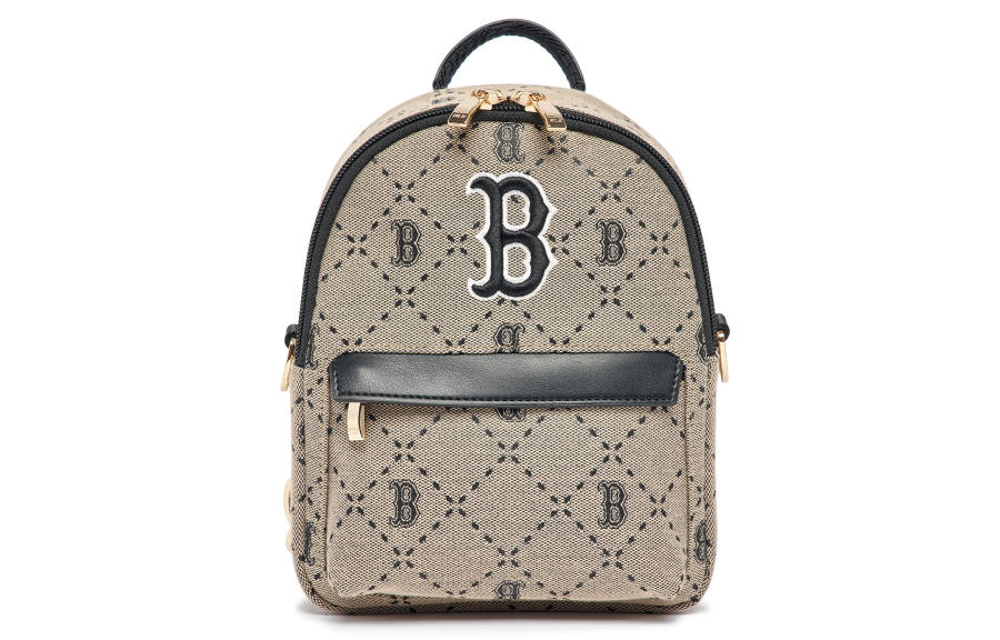 MLB MLB Polyester With Artificial Leather Backpack Mini Women's Gray