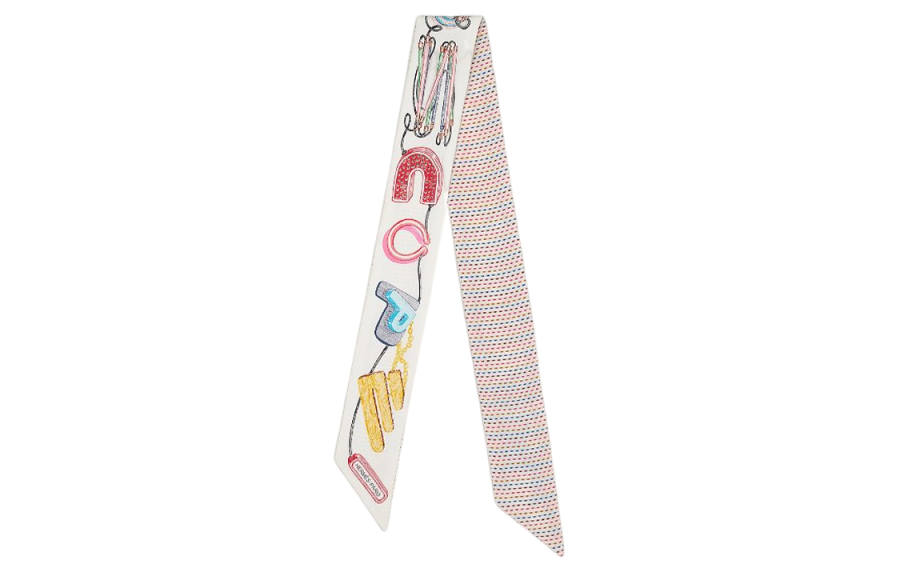 HERMES HERMES Twilly Silk Scarves Women's