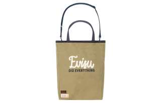 EVISU Canvas Portable Crossbody Canvas Bag, Shoulder Bag Regular Men's Khaki