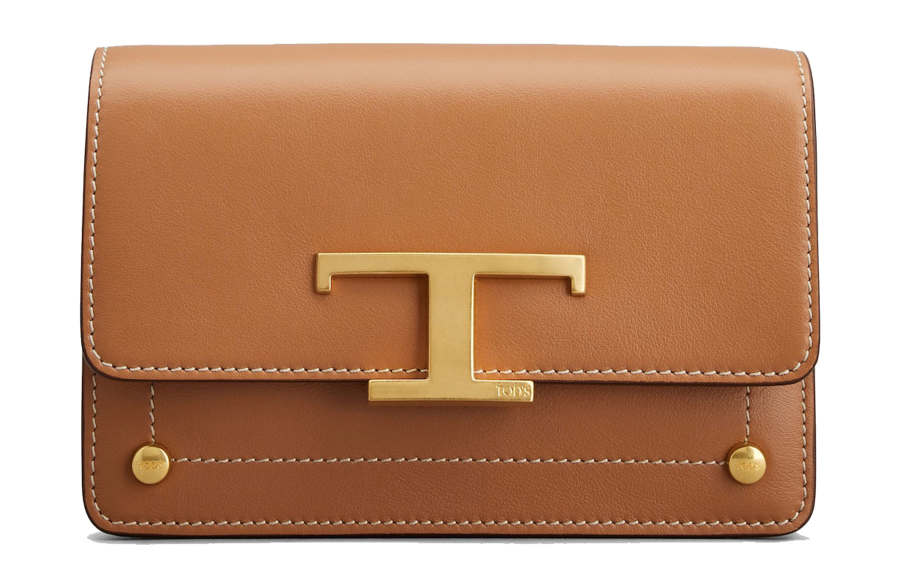 TOD'S Timeless Leather Fanny Pack Extra Small Women's Brown