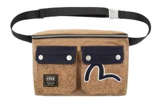 EVISU Polyester With Cotton Fanny Pack Regular Unisex Ginger Yellow