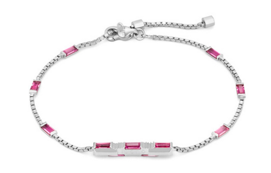 GUCCI Link To Love Series Bracelets Unisex Silver