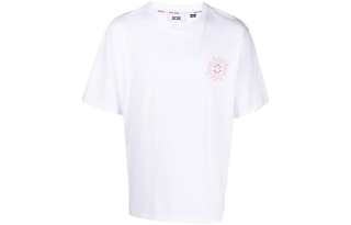 GCDS Surfing Weirdo Printed Crewneck T Shirt
