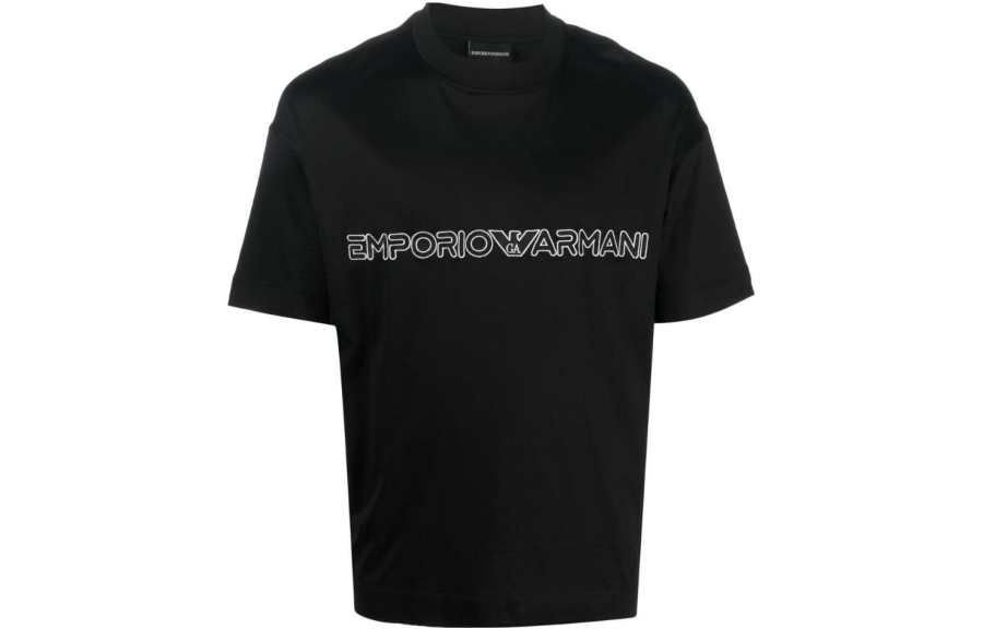 EMPORIO ARMANI Logo Detailed Crewneck T-Shirt