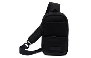 Li-Ning Li Ning Athleisure Fabric Crossbody Bag, Shoulder Bag, Sling Bag Regular Unisex Black