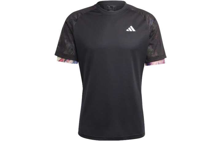 Adidas Adidas T Shirts Men's Black Crew Neck Moderate Straight Fit