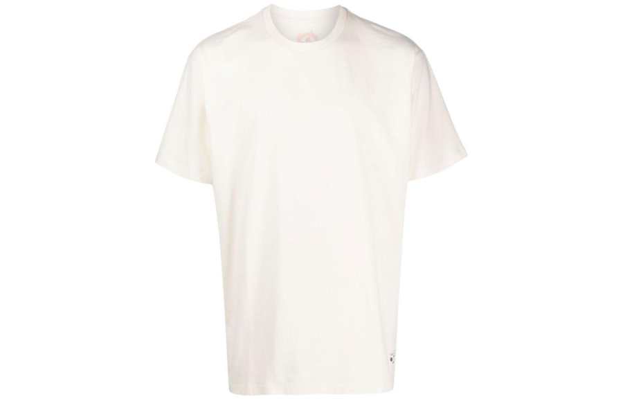 Vans T Shirts Men's White Crew Neck Moderate Straight Fit