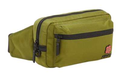 KENZO Nylon Shoulder Bag, Crossbody Bag, Fanny Pack Regular Men's Khaki