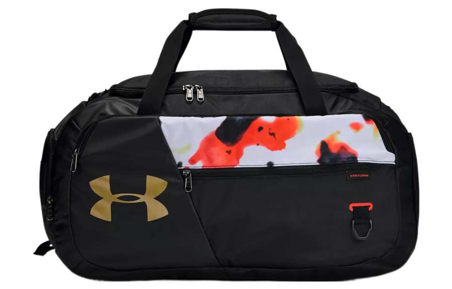 Under Armour Polyester Travel Bag Portable One Shoulder Crossbody Gym Bag Medium Unisex Black