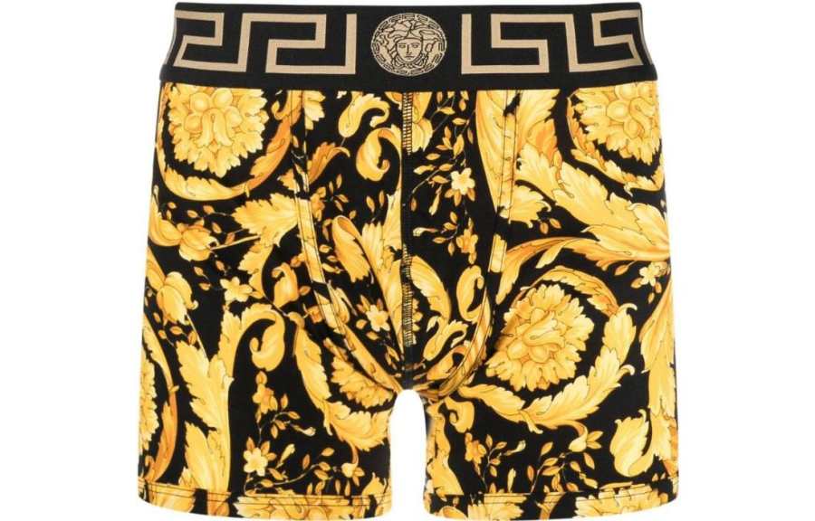 VERSACE 【Previous Season】Barocco stretch-cotton boxers