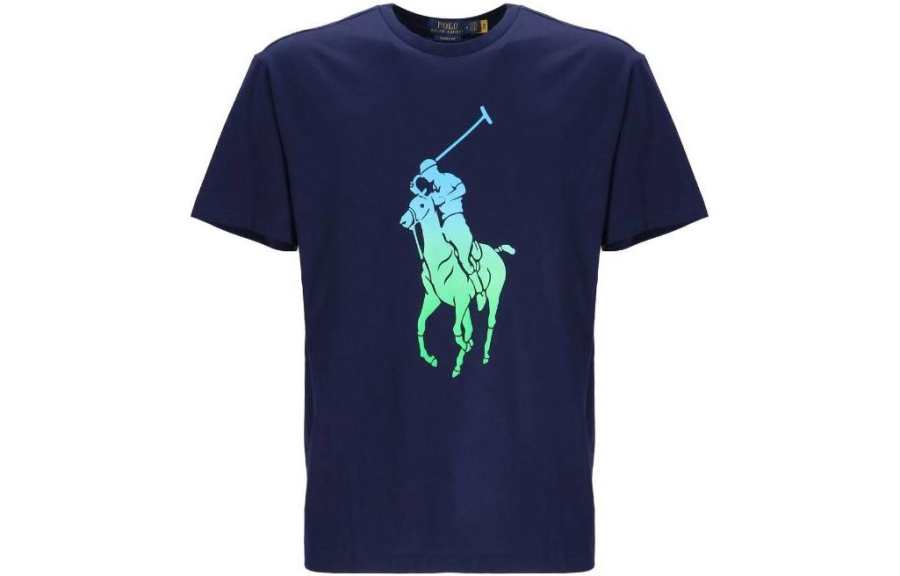 Polo Ralph Lauren Big Pony SS23 T Shirt Classic Version Men's Marine Blue