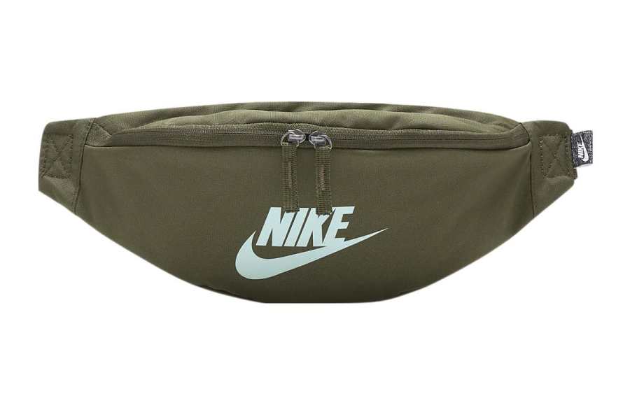 Nike Nike Heritage Nylon One Shoulder Crossbody Sling Bag, Fanny Pack Regular Unisex Army Green