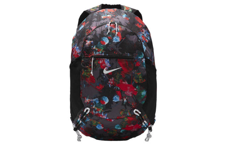 Nike Nike Floral Print Nylon Backpack Unisex Black
