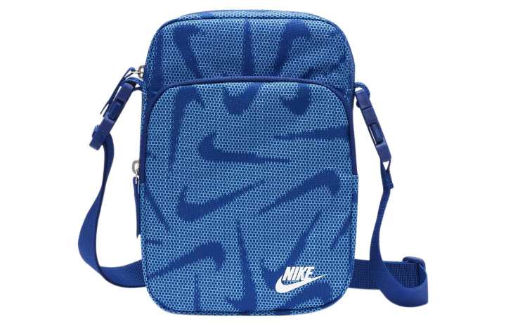 Nike Nike Heritage Polyester Shoulder Bag, Crossbody Bag Regular Unisex Blue