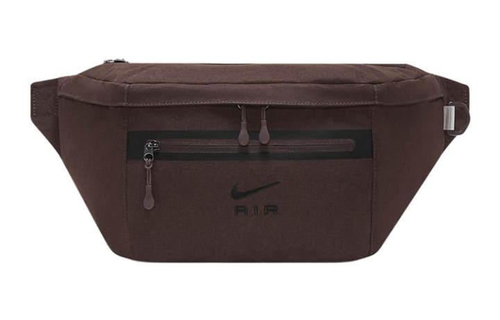 Nike Nike Polyester One Shoulder Crossbody Fanny Pack Regular Unisex Brown