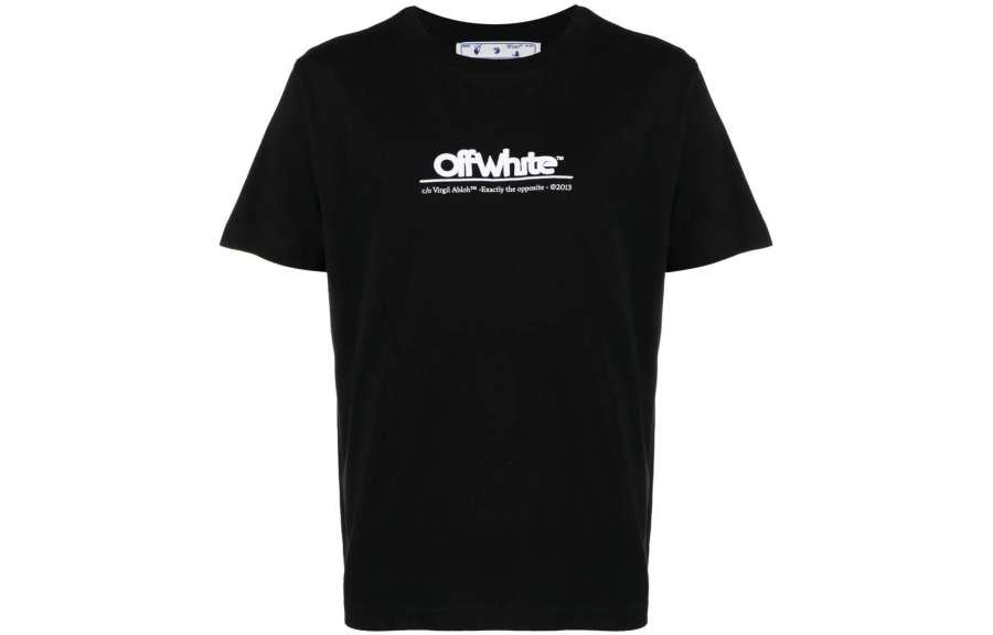 OFF-WHITE OFF WHITE Chunky Logo Embroidered Tee