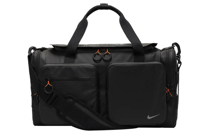 Nike Nike Adjustable Strap Portable One Shoulder Crossbody Gym Bag Men's Black