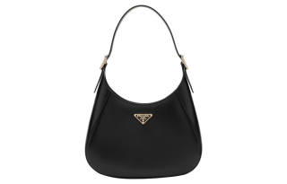 PRADA Leather Handbag, Shoulder Bag Women's Black
