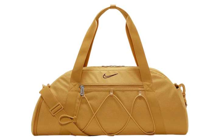 Nike Nike Polyester Handbag, Shoulder Bag, Crossbody Bag, Luggage Bag, Gym Bag Women's Yellow