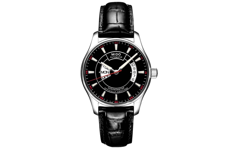 MIDO Automatic Mechanical Movement 100m Waterproof Men's Watches Watch 40mm Black Dial Stainless Steel Case