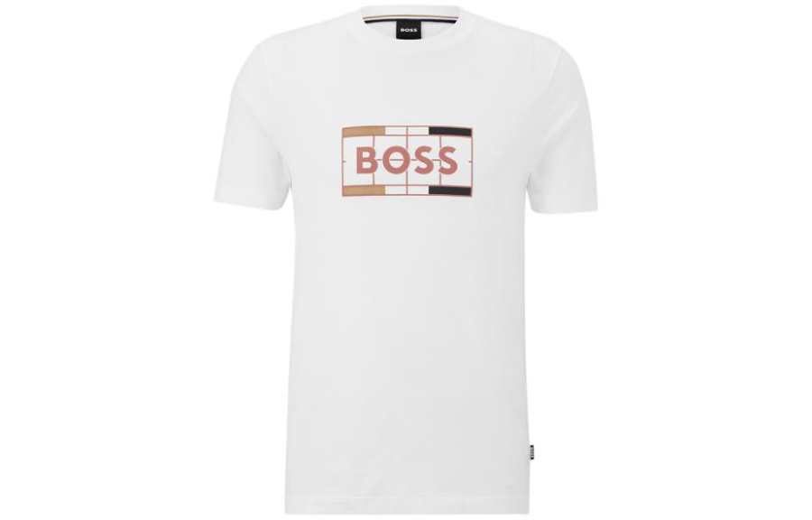 HUGO BOSS 【Previous Season】graphic logo-print T-shirt
