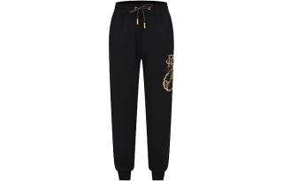 RARE Casual Pants Men's Black Moderate Cuffed Pants