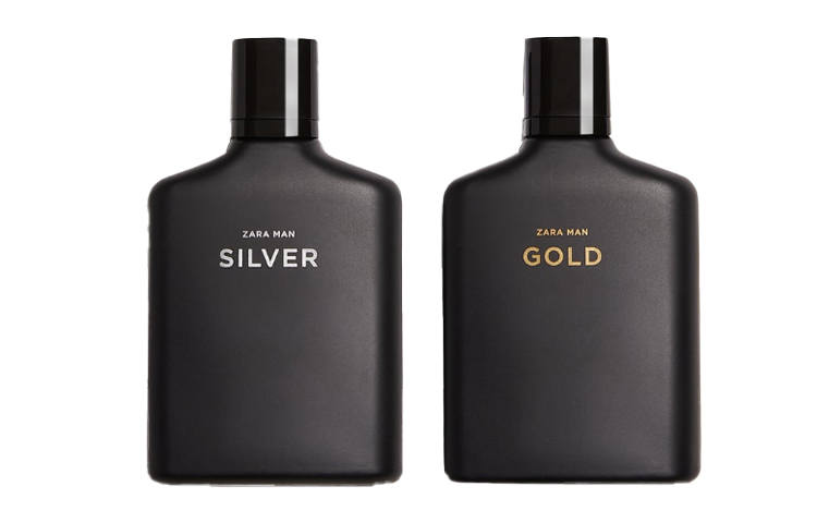ZARA SILVER+GOLD Perfume Sets Eau De Toilette Lemon Jasmine Flower 100ml+100ml