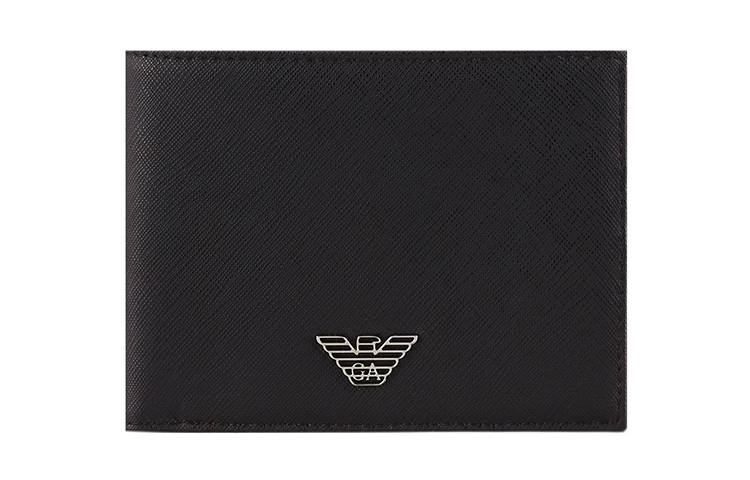 EMPORIO ARMANI Synthetic Leather Wallet Men's Black
