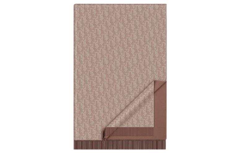 DIOR DIOR Knit Scarves Men's Dusty Pink